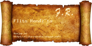 Flits Renáta névjegykártya